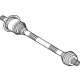 Mercedes-Benz 232-350-57-03 REAR AXLE SHAFT Mercedes-Benz 232-350-57-03 REAR AXLE SHAFT