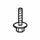 Mercedes-Benz 202-990-02-36 Rear Deflector Screw Mercedes-Benz 202-990-02-36 Rear Deflector Screw