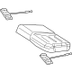 Mercedes-Benz 463-920-85-05-9Z33 OUTER COVER, RR SEAT CUSH Mercedes-Benz 463-920-85-05-9Z33 OUTER COVER, RR SEAT CUSH