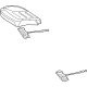 Mercedes-Benz 463-920-86-05-9Z33 OUTER COVER, RR SEAT CUSH Mercedes-Benz 463-920-86-05-9Z33 OUTER COVER, RR SEAT CUSH