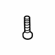 Mercedes-Benz 000000-006343 Transmission Tunnel Rear Bolt Mercedes-Benz 000000-006343 Transmission Tunnel Rear Bolt