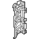 Mercedes-Benz 297-505-16-00 Side Baffle Mercedes-Benz 297-505-16-00 Side Baffle