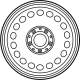 Mercedes-Benz 177-400-02-00 Wheel