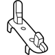 Mercedes-Benz 167-868-20-00 Seat Belt Assembly Mount Plate Mercedes-Benz 167-868-20-00 Seat Belt Assembly Mount Plate