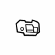 Mercedes-Benz 211-932-01-10-8N84 Hinge Cover Mercedes-Benz 211-932-01-10-8N84 Hinge Cover