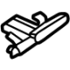 Mercedes-Benz 297-680-14-05 Release Handle Mercedes-Benz 297-680-14-05 Release Handle
