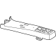 Mercedes-Benz 297-680-96-07-1D55 Lower Console Mercedes-Benz 297-680-96-07-1D55 Lower Console