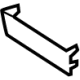 Mercedes-Benz 297-975-03-00-1D03 Lower Cover Cap Mercedes-Benz 297-975-03-00-1D03 Lower Cover Cap