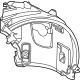 Mercedes-Benz 236-880-41-03 WHEEL ARCH COVER Mercedes-Benz 236-880-41-03 WHEEL ARCH COVER