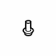 Mercedes-Benz 000-988-86-25 Rocker Molding Grommet Mercedes-Benz 000-988-86-25 Rocker Molding Grommet