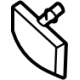 Mercedes-Benz 236-682-23-00 DAMPENING, A-PILLAR Mercedes-Benz 236-682-23-00 DAMPENING, A-PILLAR