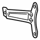 Mercedes-Benz 273-236-00-40 Power Steering Pump Front Bracket Mercedes-Benz 273-236-00-40 Power Steering Pump Front Bracket