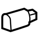 Mercedes-Benz 099-990-00-15 Lower Hinge Screw Mercedes-Benz 099-990-00-15 Lower Hinge Screw