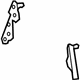 Mercedes-Benz 157-150-00-73 Upper Bracket Extension Mercedes-Benz 157-150-00-73 Upper Bracket Extension