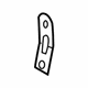 Mercedes-Benz 202-885-10-11 Absorber Bracket Mercedes-Benz 202-885-10-11 Absorber Bracket