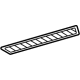 Mercedes-Benz 167-686-23-00 Rear Sill Plate Mercedes-Benz 167-686-23-00 Rear Sill Plate