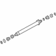 Mercedes-Benz 208-460-12-16 Upper Shaft Mercedes-Benz 208-460-12-16 Upper Shaft