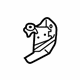 Mercedes-Benz 177-090-00-08 Intercooler Support Mercedes-Benz 177-090-00-08 Intercooler Support