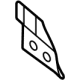 Mercedes-Benz 232-682-09-01 Outer Wheelhouse Insulation Mercedes-Benz 232-682-09-01 Outer Wheelhouse Insulation