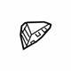 Mercedes-Benz 099-766-17-00-3996 Handle, Outside Cap Mercedes-Benz 099-766-17-00-3996 Handle, Outside Cap