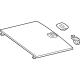 Mercedes-Benz 253-680-44-06-64-9J28 Cargo Cover Mercedes-Benz 253-680-44-06-64-9J28 Cargo Cover