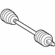 Mercedes-Benz 230-350-55-10 Axle Assembly