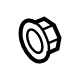 Mercedes-Benz 005-990-50-50 Lower Ball Joint Nut Mercedes-Benz 005-990-50-50 Lower Ball Joint Nut