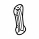 Mercedes-Benz 208-919-01-16 Adjust Lever Reinforcement Mercedes-Benz 208-919-01-16 Adjust Lever Reinforcement