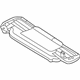 Mercedes-Benz 172-810-23-00-9051 Sunvisor Mercedes-Benz 172-810-23-00-9051 Sunvisor