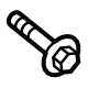 Mercedes-Benz 017-990-60-01-64 Rail Extension Lower Bolt Mercedes-Benz 017-990-60-01-64 Rail Extension Lower Bolt