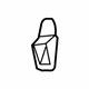 Mercedes-Benz 140-815-12-67-7H52 Coat Hook Cap Mercedes-Benz 140-815-12-67-7H52 Coat Hook Cap