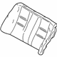 Mercedes-Benz 203-920-27-47-1A19 Seat Back Cover Mercedes-Benz 203-920-27-47-1A19 Seat Back Cover