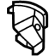 Mercedes-Benz 463-811-20-00-8T92 Mirror Base Cover Mercedes-Benz 463-811-20-00-8T92 Mirror Base Cover