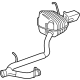 Mercedes-Benz 204-490-02-10-64 Muffler Mercedes-Benz 204-490-02-10-64 Muffler