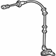 Mercedes-Benz 220-540-04-17 Rear Speed Sensor Mercedes-Benz 220-540-04-17 Rear Speed Sensor