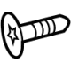 Mercedes-Benz 002-984-16-29 Lower Hinge Bolt Mercedes-Benz 002-984-16-29 Lower Hinge Bolt