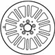 Mercedes-Benz 212-401-03-02-9765 Wheel Mercedes-Benz 212-401-03-02-9765 Wheel