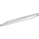 Mercedes-Benz 254-698-08-00 Rocker Molding Mercedes-Benz 254-698-08-00 Rocker Molding