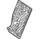 Mercedes-Benz 213-920-02-32 Seat Back Frame Mercedes-Benz 213-920-02-32 Seat Back Frame