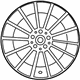 Mercedes-Benz 222-401-02-00-7X21 Wheel Mercedes-Benz 222-401-02-00-7X21 Wheel