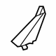 Mercedes-Benz 205-720-01-48-9051 Corner Cover Mercedes-Benz 205-720-01-48-9051 Corner Cover