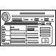 Mercedes-Benz 247-584-64-02 Tire Pressure Label Mercedes-Benz 247-584-64-02 Tire Pressure Label