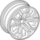 Mercedes-Benz 465-401-09-00-7269 EXCHANGE SPOKE WHEEL Mercedes-Benz 465-401-09-00-7269 EXCHANGE SPOKE WHEEL