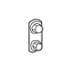 Mercedes-Benz 906-310-04-59 MOUNTING PLATE Mercedes-Benz 906-310-04-59 MOUNTING PLATE