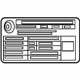 Mercedes-Benz 213-584-02-05 INFO. LABEL, TIRE PRESS. Mercedes-Benz 213-584-02-05 INFO. LABEL, TIRE PRESS.