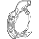 Mercedes-Benz 206-421-55-02 BRAKE COVER PLATE Mercedes-Benz 206-421-55-02 BRAKE COVER PLATE