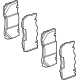 Mercedes-Benz 000-421-11-02 DISK BRAKE PAD Mercedes-Benz 000-421-11-02 DISK BRAKE PAD