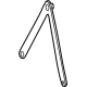 Mercedes-Benz 254-620-39-01 Center Brace Mercedes-Benz 254-620-39-01 Center Brace