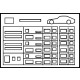 Mercedes-Benz 167-584-96-14 Tire Pressure Label Mercedes-Benz 167-584-96-14 Tire Pressure Label