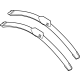 Mercedes-Benz 254-820-38-01 REPAIR KIT, WIPER BLADE Mercedes-Benz 254-820-38-01 REPAIR KIT, WIPER BLADE